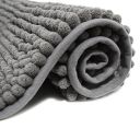 JTdiffer Bathroom Rug 15x23 inch Non-Slip, Super Absorbent Bathroom Mat (Grey)...