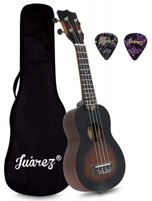 JUAREZ 21 UKULELE JRZ21UK/BK, BLACK SUNBURST