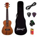 Juarez Estrélla 23" Concert Ukulele with Equalizer, Mahogany Top & Body...