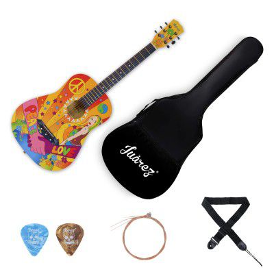 Juarez Retro Acoustic Guitar, 38" Cutaway