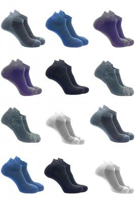 JUARI BE A GENTLEMAN Breathable Mesh and Cushioned Ankle Socks Unisex