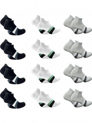 JUARI BE A GENTLEMAN Cotton Blend Assorted, Ankle Length Socks For Men And Women