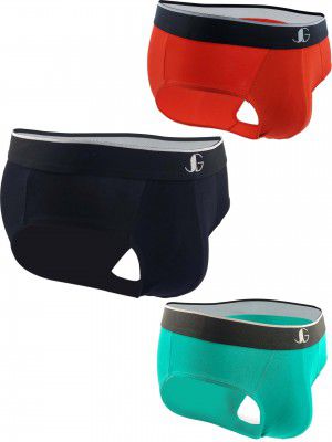 JUARI BE A GENTLEMAN Men's 3Pack Breathable 4Way Lycra Briefs