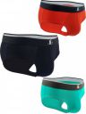 JUARI BE A GENTLEMAN Men's 3Pack Breathable 4Way Lycra Briefs...