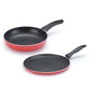 Judge by Prestige Ace Aluminium Non-Stick Cookware- Fry Pan Dia 20 cm- 1 Unit, Omni Tawa Dia 25 cm - 1 Unit...