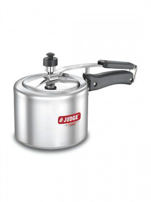 JUDGE By Prestige Basic Silver Toned Inner-Lid Pressure Cooker 3 L