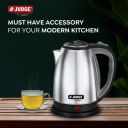 Judge Stainless Steel by Prestige Electric Kettle JEA 313 (1.5 L, Silver), 1500 Watts...