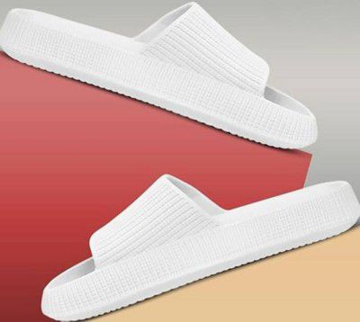 Judgement  Men Flip Flops  (White , 9)