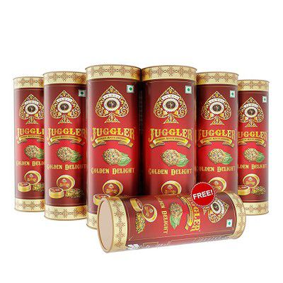 Juggler Golden Delight | Mouth Fresheners (Mukhwas) | Pack of 60 + Pack of 10 Free