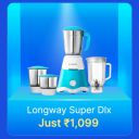 Longway Super Dlx Juicer Mixer Grinder @ Rs.1099 in Flipkart Big Billion Days Sale...
