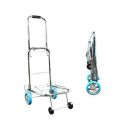 Jukkre Portable Outdoor Supermarket Luggage Trolley (Silver, Stainless Steel)...
