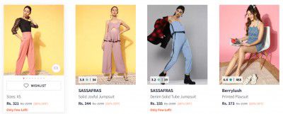Jumpsuit Upto 86% Off