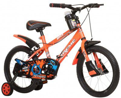 Junior Kid16T Kids Cycle for 5 to 8 Years of Boys and Girls (Orange)