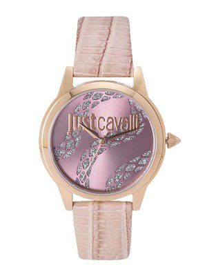 Just Cavalli Analog Purple Dial Womens Watch-JC1L050L0245