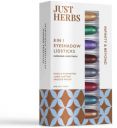 Just Herbs 8 In 1 Herbal Metallic-Shimmer Finish, Long Lasting Eye Shadow Lidsticks 12 g  (multicolor)...