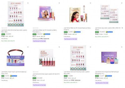 Flipkart : UP TO 87% OFF | Just Herbs Beauty Products