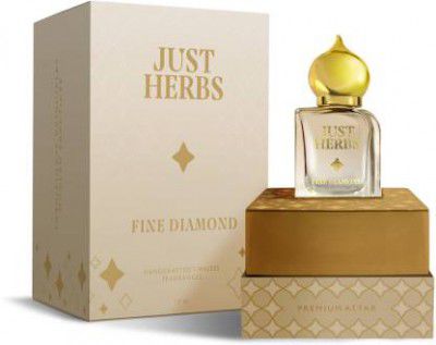 Just Herbs Fine Diamond Premium Attar , Non-Alcoholic , Long lasting Floral Attar  (Oud (agarwood))