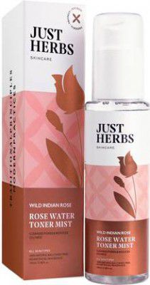 Just Herbs Gulab Jal Facial Toner Mist For Pore Minimizing - 100 ml