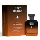 Just Herbs Intense Oud Amber Eau Da Parfum for Men 50 ml | Long Lasting Pure Fragrance Body Spray Mens Perfume with Flowers & Spices...