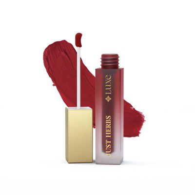 Just Herbs Luxe Dream Muse Mousse Liquid Lipstick | Luxury Makeup | Velvet Matte 