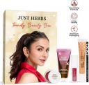 Just Herbs Trendy MakeUp Kit with Kajal, Lip Gloss, Cheek & Tint, Foundation, Strobe Cream...