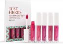 Just Herbs Matte Liquid Lipstick Kit Set Of 5 With Sweet Almond Oil  (Pink, 10 ml)...