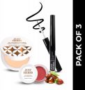 Just Herbs On-The-Go Beauty Trio Pack (Compact, Eyeliner, Lip & Cheek Tint) Compact (brown, 85.5 g)...