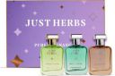 Just Herbs Pure Fragrances Energising & Relaxing Trio Perfume Set of 3 - 50ML Eau de Parfum - 150 ml...