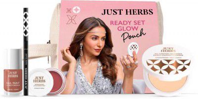 Just Herbs Ready Set Glow Party Makeup Kit Pouch (Pack of 4)