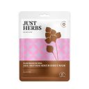Just Herbs Sheet Mask Glowing Skin Serum Masks, 20g (Plant Based Retinol)...