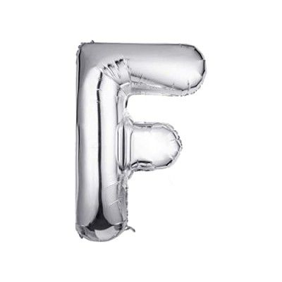 JUST PARTY Silver Letters Alphabets Foil Balloons for Birthday/Anniversary/Bachelorette/Wedding/Farewell & Other Ocassions, Make Your Own Custom Phrase