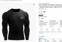 JUST RIDER Full Sleeve Compression T-Shirt - Athletic Base Layer Tights for Fitness...