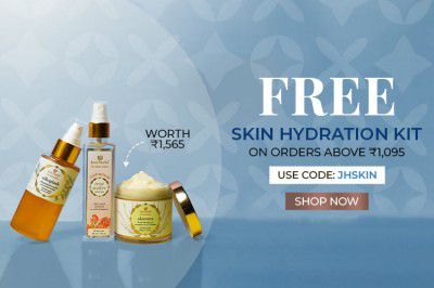 JustHerbs: Free skin hydration Kit Worth ₹1565 on Orders Above ₹1095