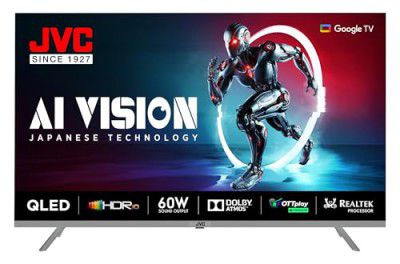 JVC (50") AI Vision Series QLED Google TV LT-50NQ7165C (Black)