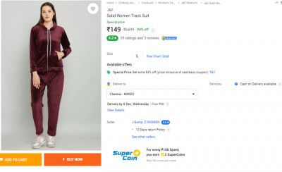 J&Z Solid Women Track Suit