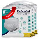 K-life Premium Anti-Bacterial 4layer Absorption Unisex Pant Style Adult Diapers | Pack of 3 | 30 Count | Extra Large (Waist Size 38-65 inch |96-165 cm)...