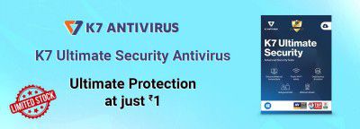 K7 Ultimate antivirus 30 Days Trial @ ₹1