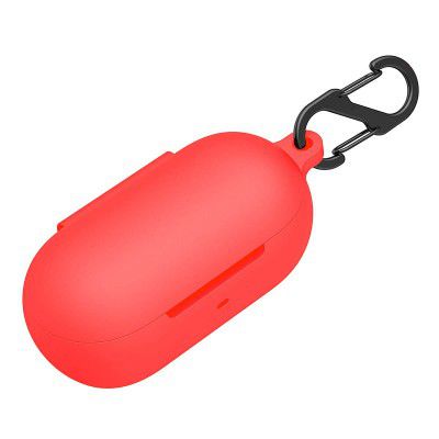KACA Protective Shockproof Silicone Cover Case OnePlus Buds Z (Red)