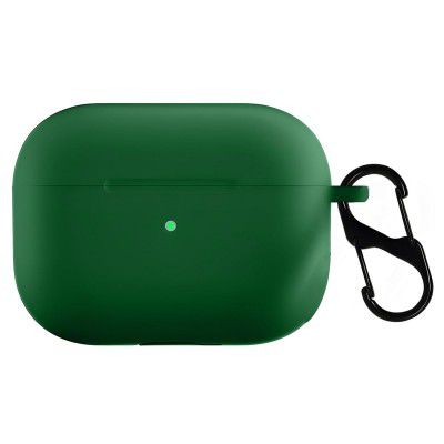 KACA Silicone Soft Case Cover with Keychain for Airpods Pro 2 Case 2022, AirPods Pro 2nd Generation Cover (Green)