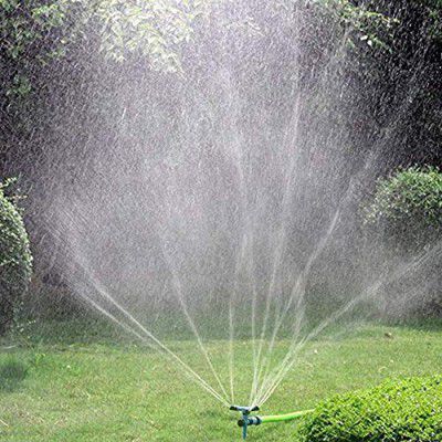 Kadaon Garden Sprinkler, 360Ã‚° Rotating Lawn Sprinkler with up to 3,000 Sq. Ft Coverage - Adjustable, Weighted Gardening Watering System