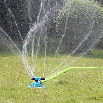 Kadaon Lawn Sprinkler Automatic Garden Water Sprinklers Lawn Irrigation System 3600 Square Feet Coverage Rotation 360