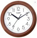 Kadio Analog 25 cm X 25 cm Wall Clock (Brown, with Glass, Standard)...