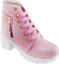 KADY Leather Casual Stylish Look Boots Shoes Boots For Women (Pink)...