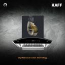 KAFF 60 CM Auto Clean Curved Glass Kitchen Chimney, 1250 m3/hr Suction Capacity (RIOLX BF DHC 60, Black)...