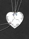 Kairangi  Pendants for Women Friendships Day Special 3 Best Friends Forever Silver Metal Pendant...