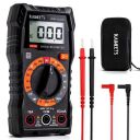 KAIWEETS Digital Multimeter with Case, DC AC Voltmeter, Ohm Volt Amp Test Meter and Continuity Test Diode Voltage Tester for Household Outlet, Automotive Battery Test (Anti-Burn with Double Fuses)...