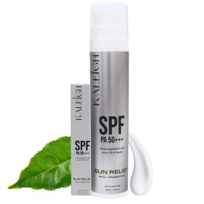 KALEIGH Sunscreen SPF 50 PA+++ | Protection Against UVA & UVB | 50ml