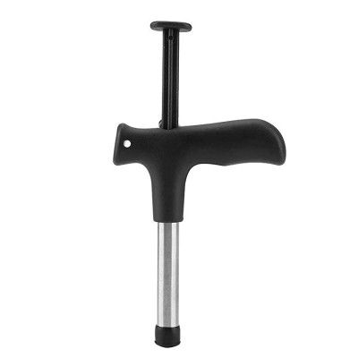 kaleshpaperZone Coconut Opener Tool, Coconut Opener Drill, Coconut Water Punch, Stainless Steel Rod (Silver + Black)-