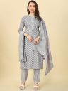 KALINI Ethnic Motif Printed Kurta with Trousers & With Dupatta...
