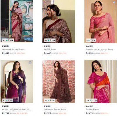 UP TO 90% OFF - Kalini Sarees